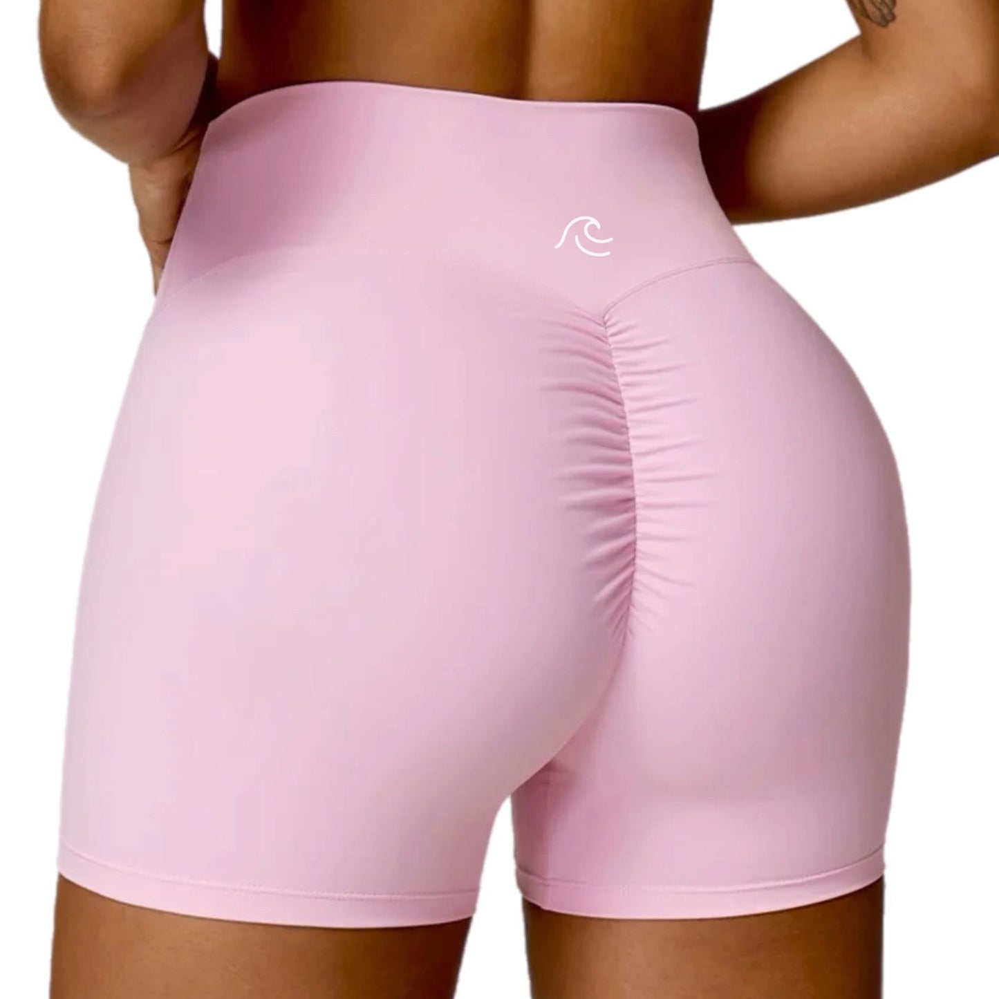 MKS SET SHORT-LONG SLEEVE TOP PINK
