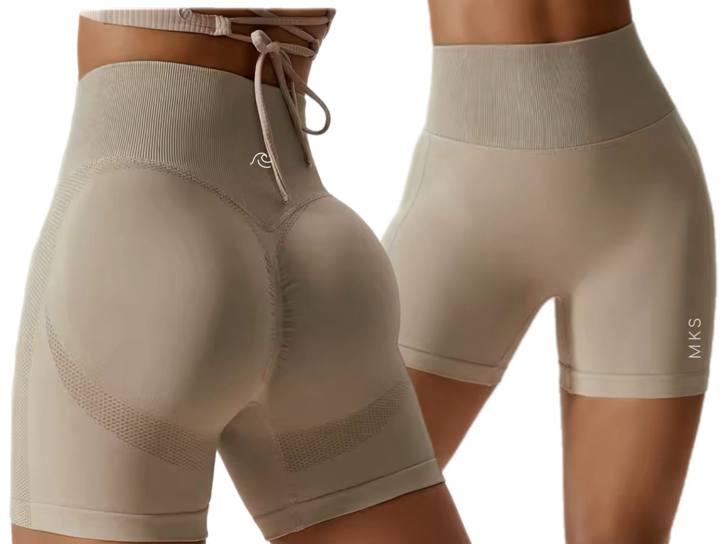 Booty Booster Short- Armany Beige