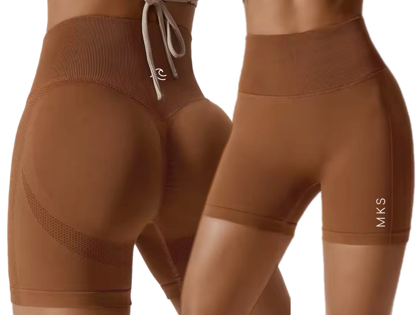 Booty Booster Short- Camel Brown