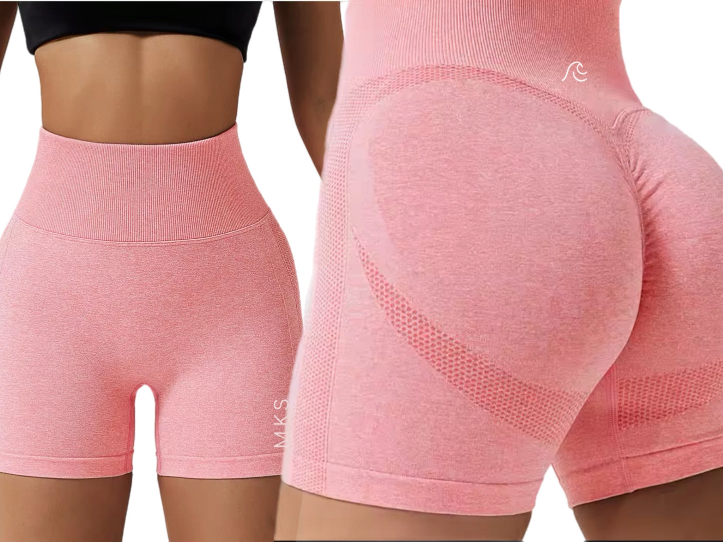 Booty Booster Short- Peach